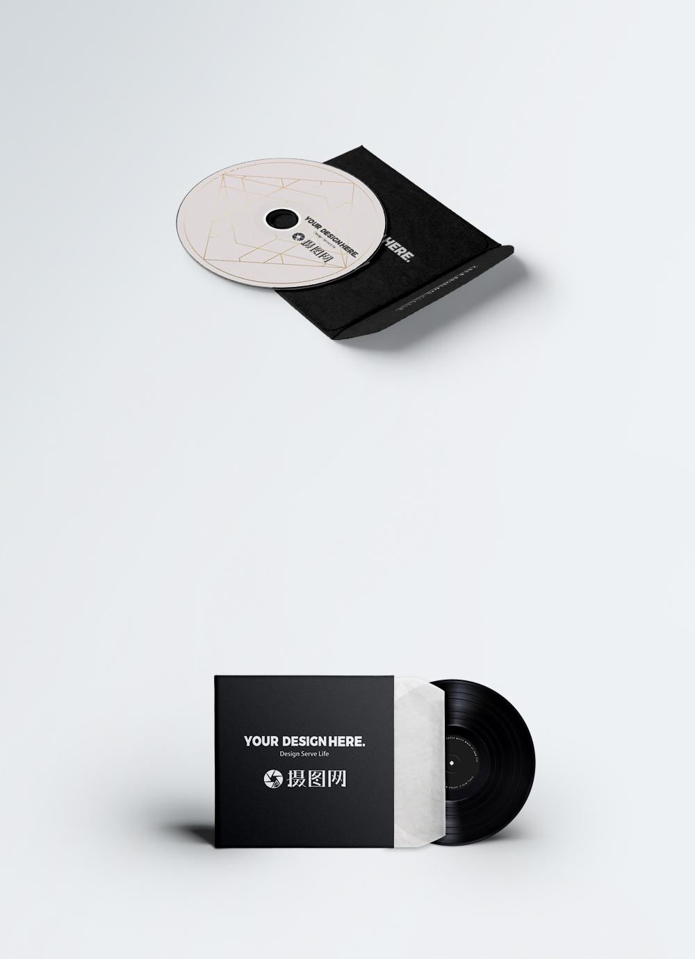 Cd 디스크 포장 목업Mockup 이미지 _사진 400846956 무료 다운로드_Lovepik.Com