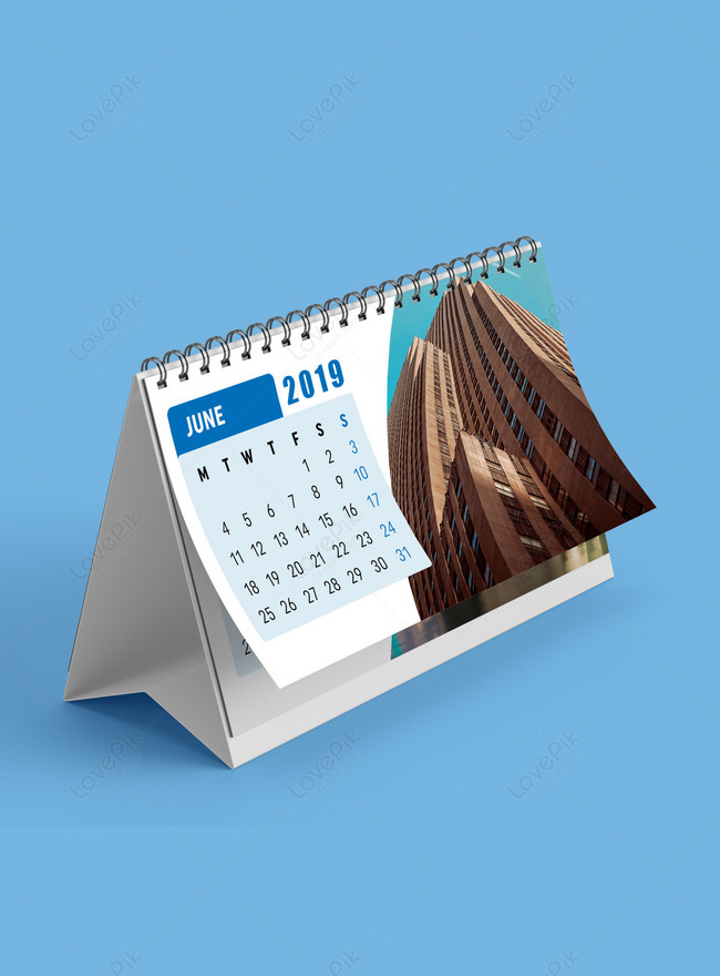 Download Deployed desk calendar mockup template image_picture free ...