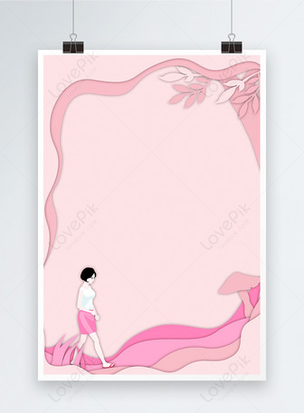 Pink poster background template image_picture free download  