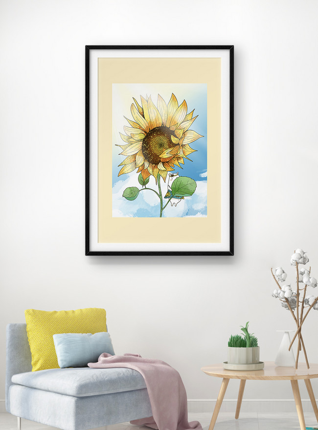 Tanaman Hias Bunga Matahari Segar Gambar Tunggal Lukisan Dekorat Gambar Unduh Gratis Templat 401506152 Format Gambar Psd Lovepik Com