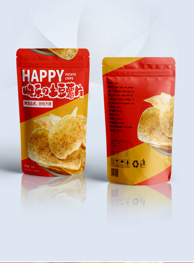 Download Potato Potato Chip Packaging Bag Design Template Image Picture Free Download 401577540 Lovepik Com PSD Mockup Templates