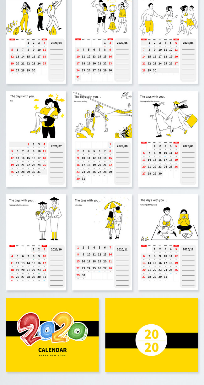 Tahun 2020 Desain Kalender Tikus Gambar Unduh Gratis Templat 401617319 Format Gambar Psd Lovepik Com