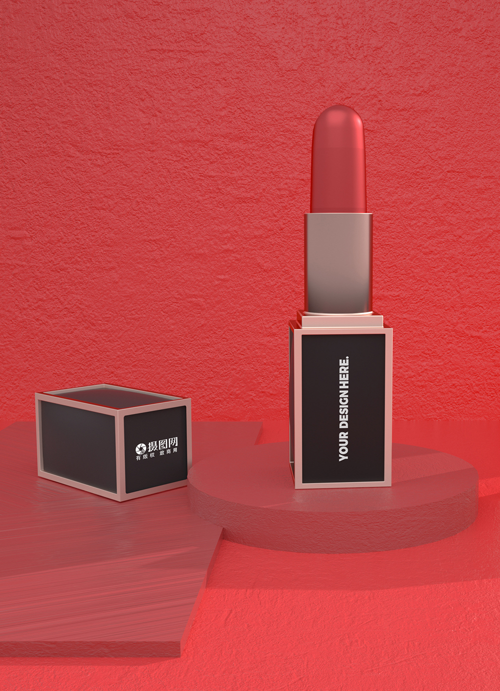 Download 3d Lipstick Stereo Mockup Scene Template Image Picture Free Download 401766285 Lovepik Com Yellowimages Mockups