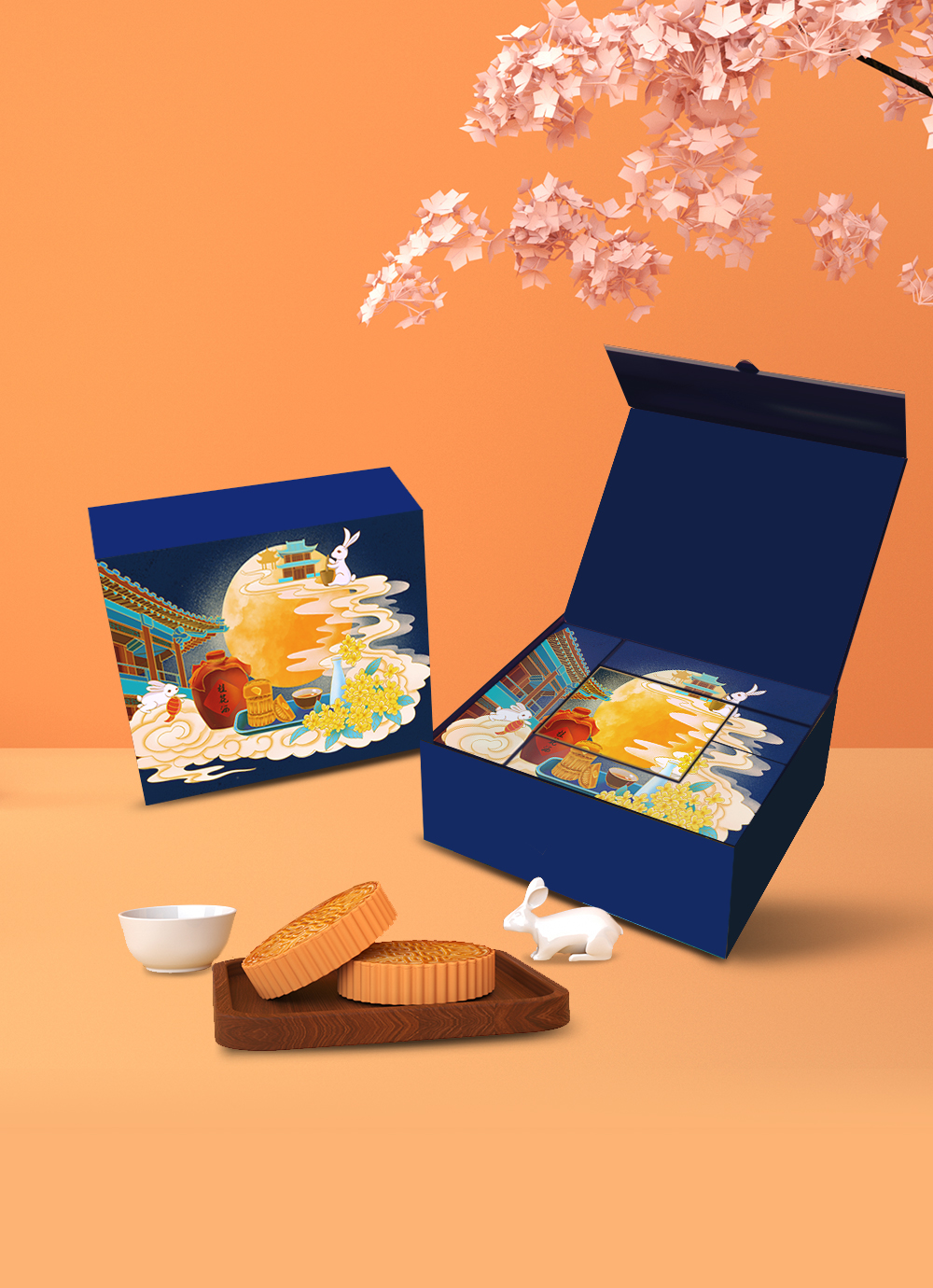 Mid-autumn festival packaging design template image_picture free ...