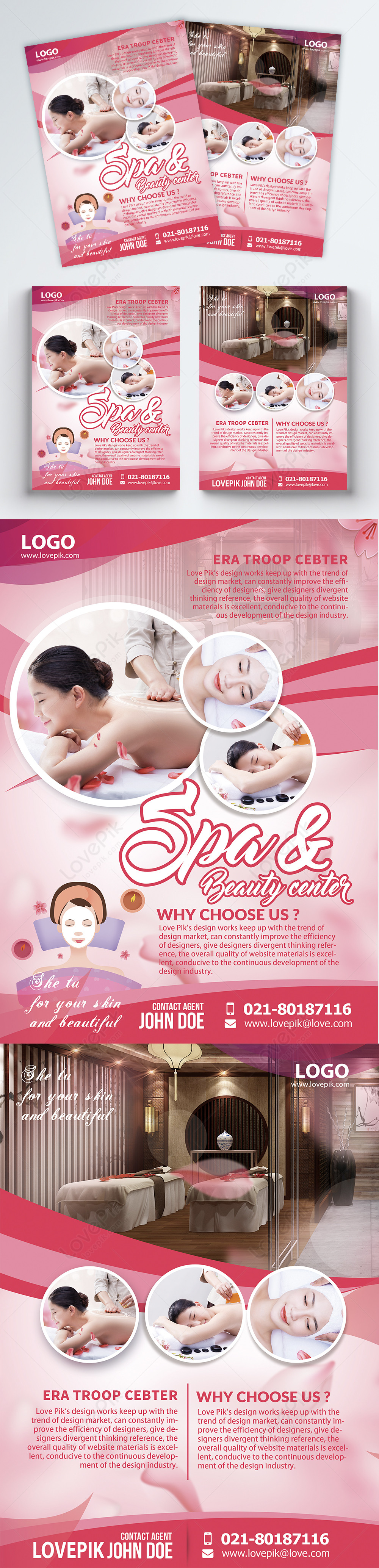 Spa Massage Promotion Flyer Design Template Image Picture Free Download Lovepik Com