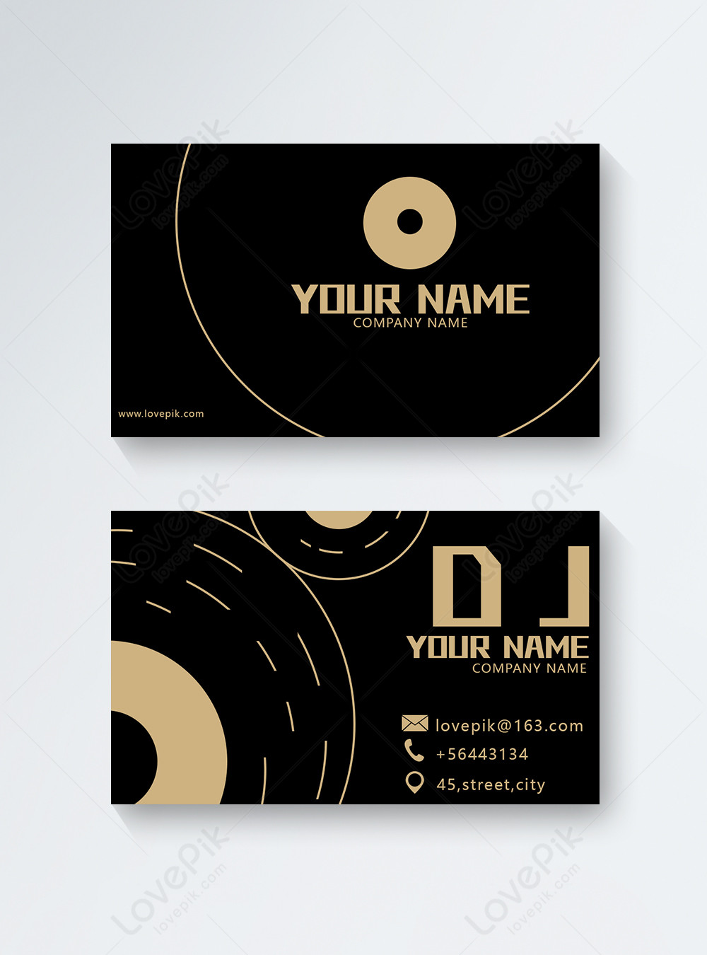 Dj business cards template image picture free download 450000210