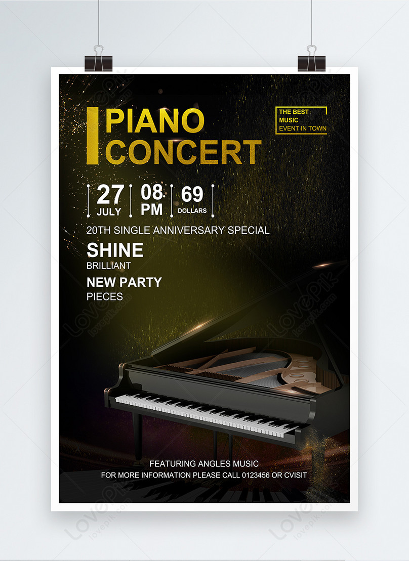 Cool Piano Posters