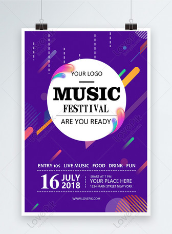 Music Festival Poster Template Image Picture Free Download Lovepik Com