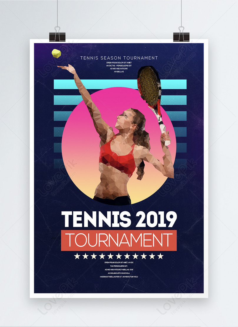 modern sports advertising posters