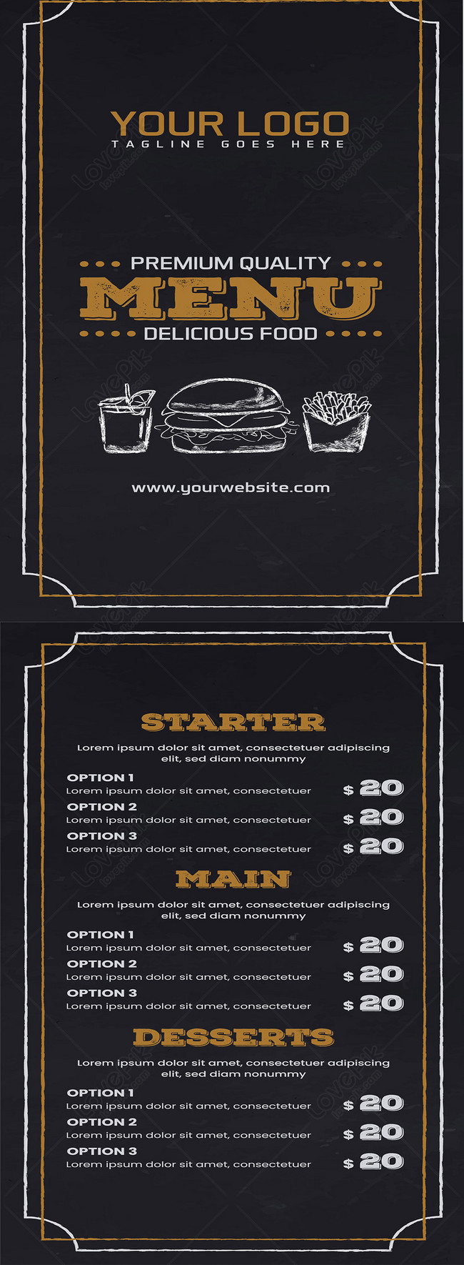 Fast food menu template image_picture free download Intended For Fast Food Menu Design Templates