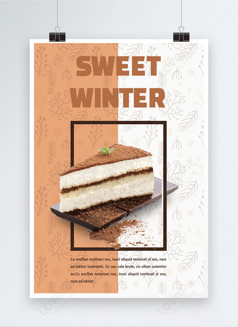 Cartel De Postre De Pastel De Chocolate | Descarga Plantilla de diseño PSD  Gratuita - Lovepik