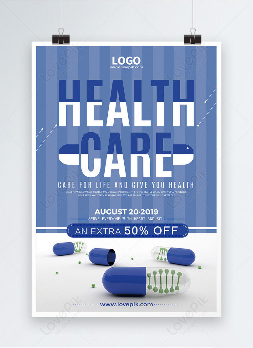 Poster Di Tecnologia Medicina Medicina Blu PSD Immagine Gratis, Modelli  download su Lovepik