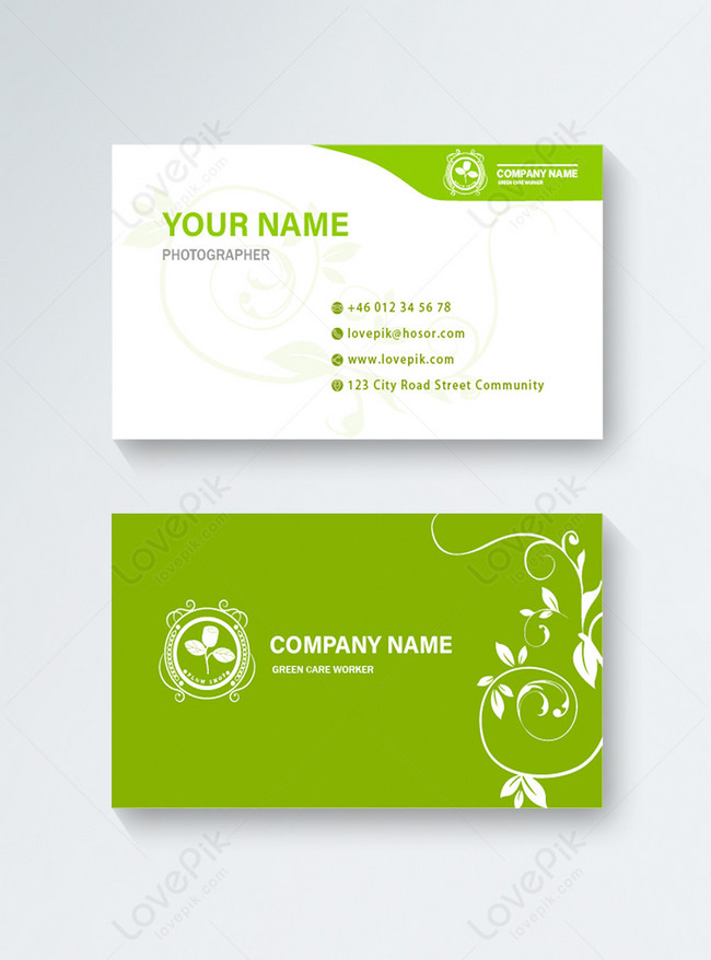 Green Lawn Care Business Card Template Image Picture Free Download 450001170 Lovepik Com