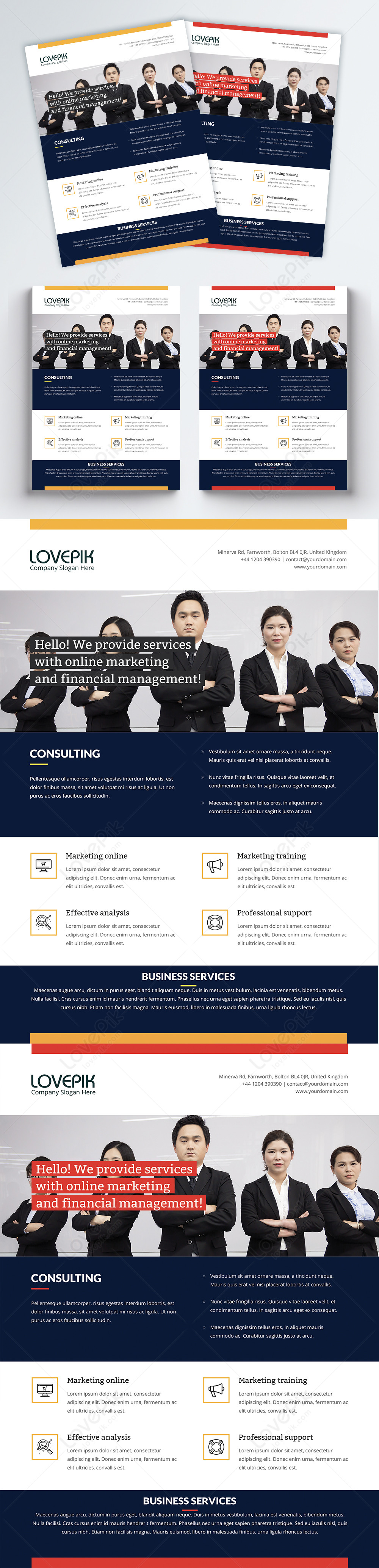 business consulting flyer templates free download