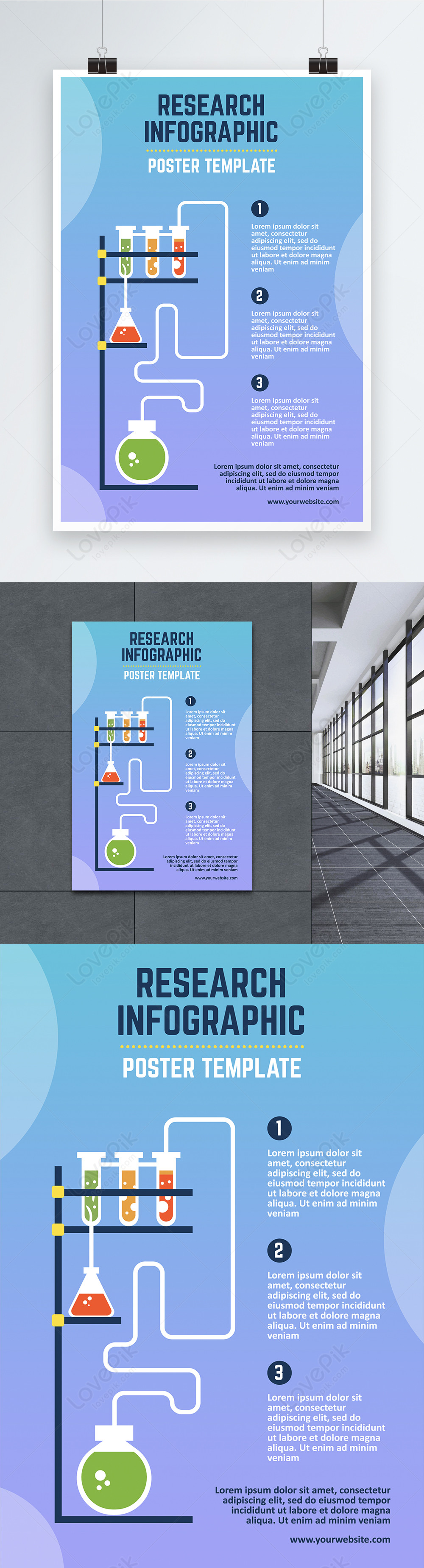 Poster Of Scientific Innovation Template Image picture Free Download 