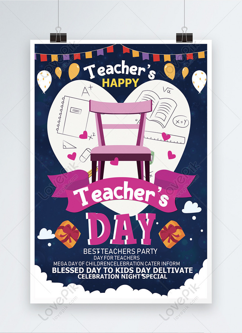 Teachers day special event poster template image_picture free ...