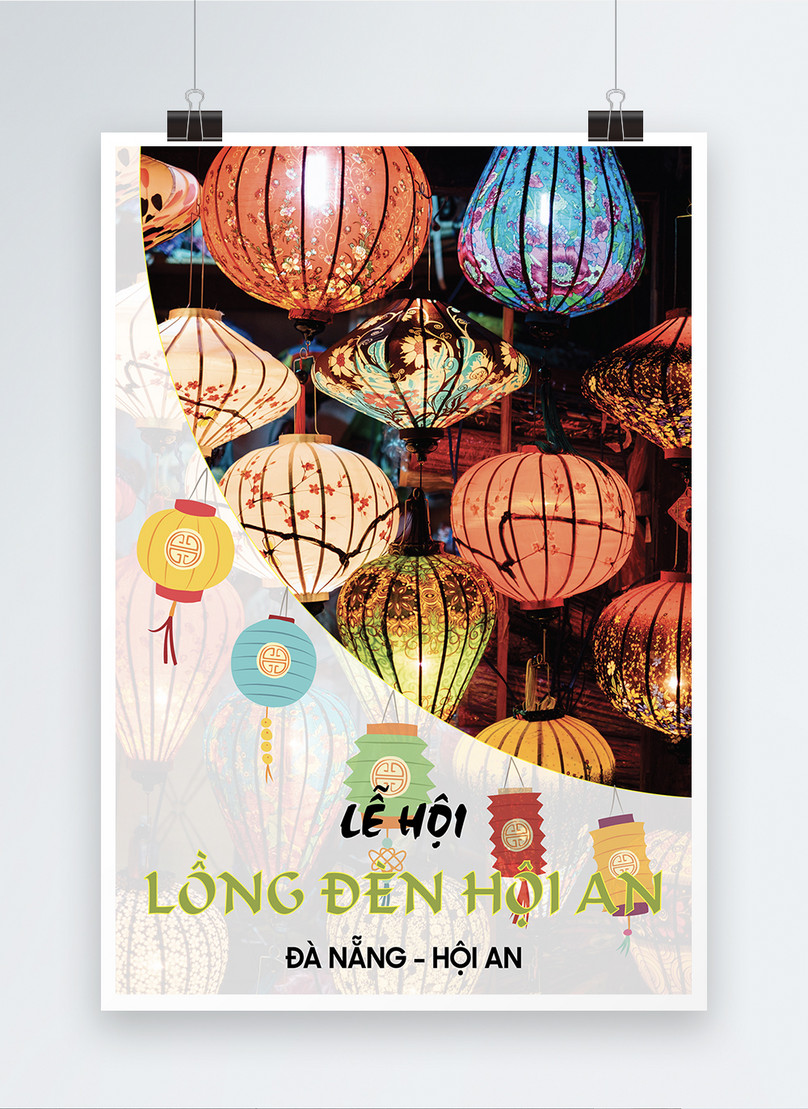 Vietnam lantern festival poster template image_picture free download