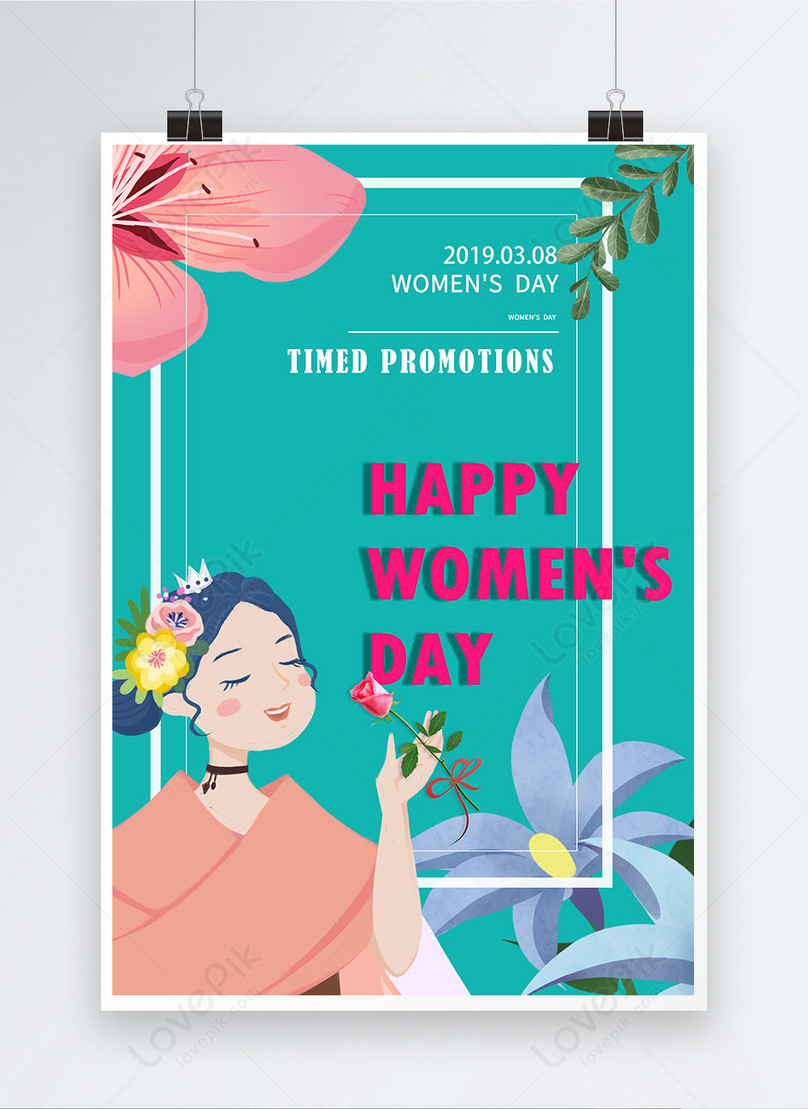 Photo de Affiche De Promotion De La Bonne Journée Des Femmes, journée de la  femme, 8 mars, bonne journée de la femme Modèles images free download -  Lovepik