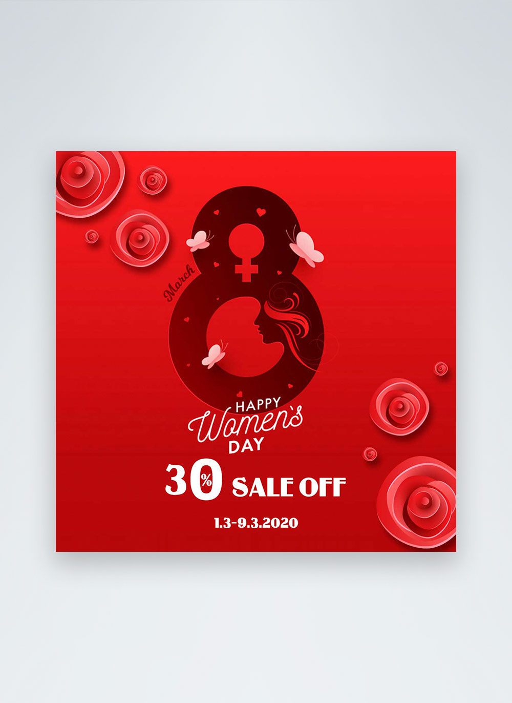Happy womens day discount social media post template image_picture ...