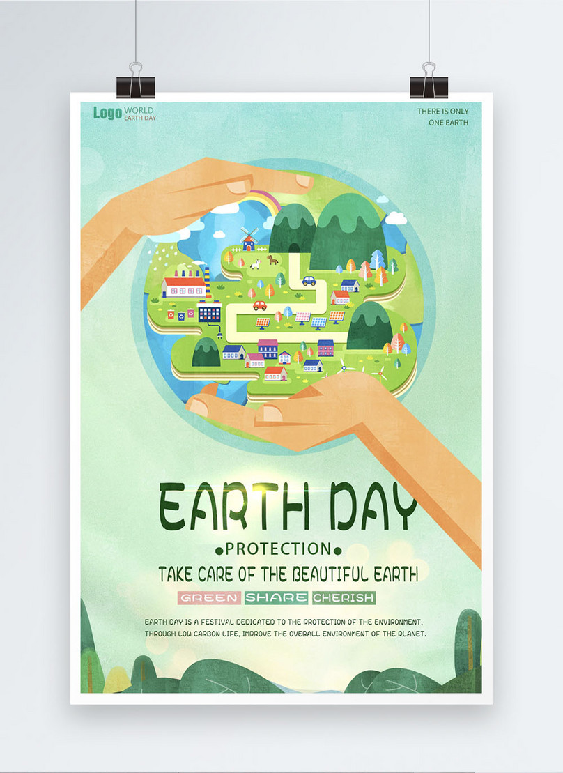 Earth Day Poster Template Image picture Free Download 450004388 lovepik