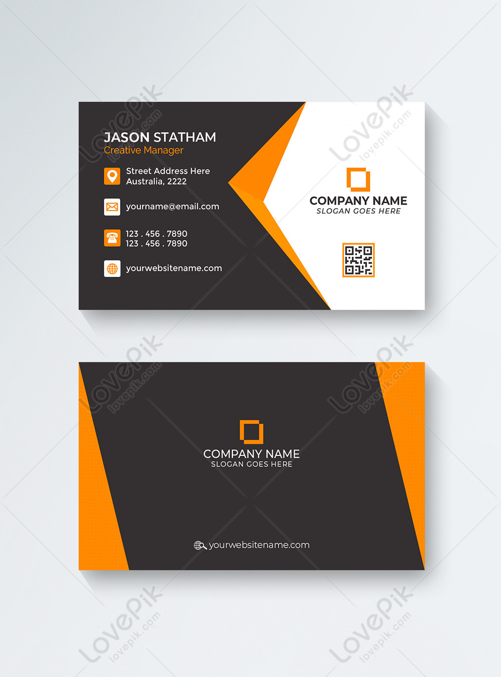 quality business card template image_picture free download