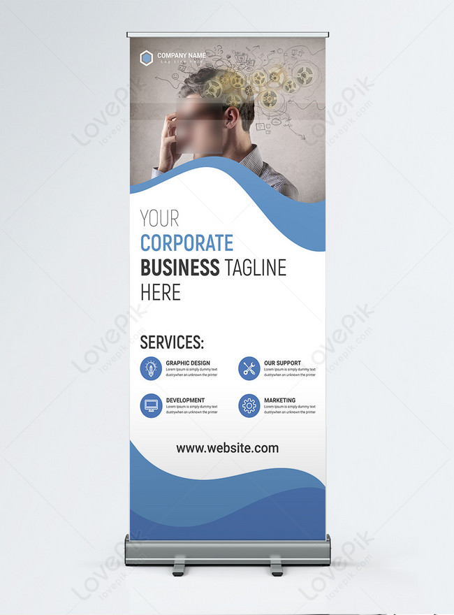 Corporate Business Rollup Banner Template, banner banner design, professional banner design, rollup design banner design