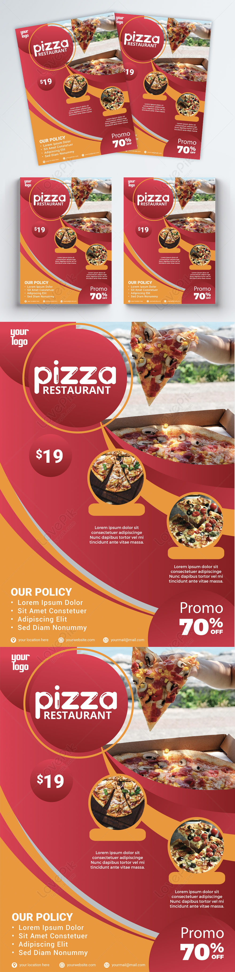 Pizza Flyer Template Image Picture Free Download 400661839 Lovepik Com