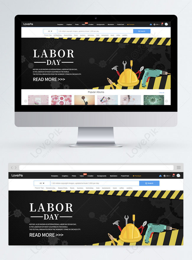 Bad Wep Porn Videos Download - Happy labor day web banner design template image_picture free download  450006530_lovepik.com