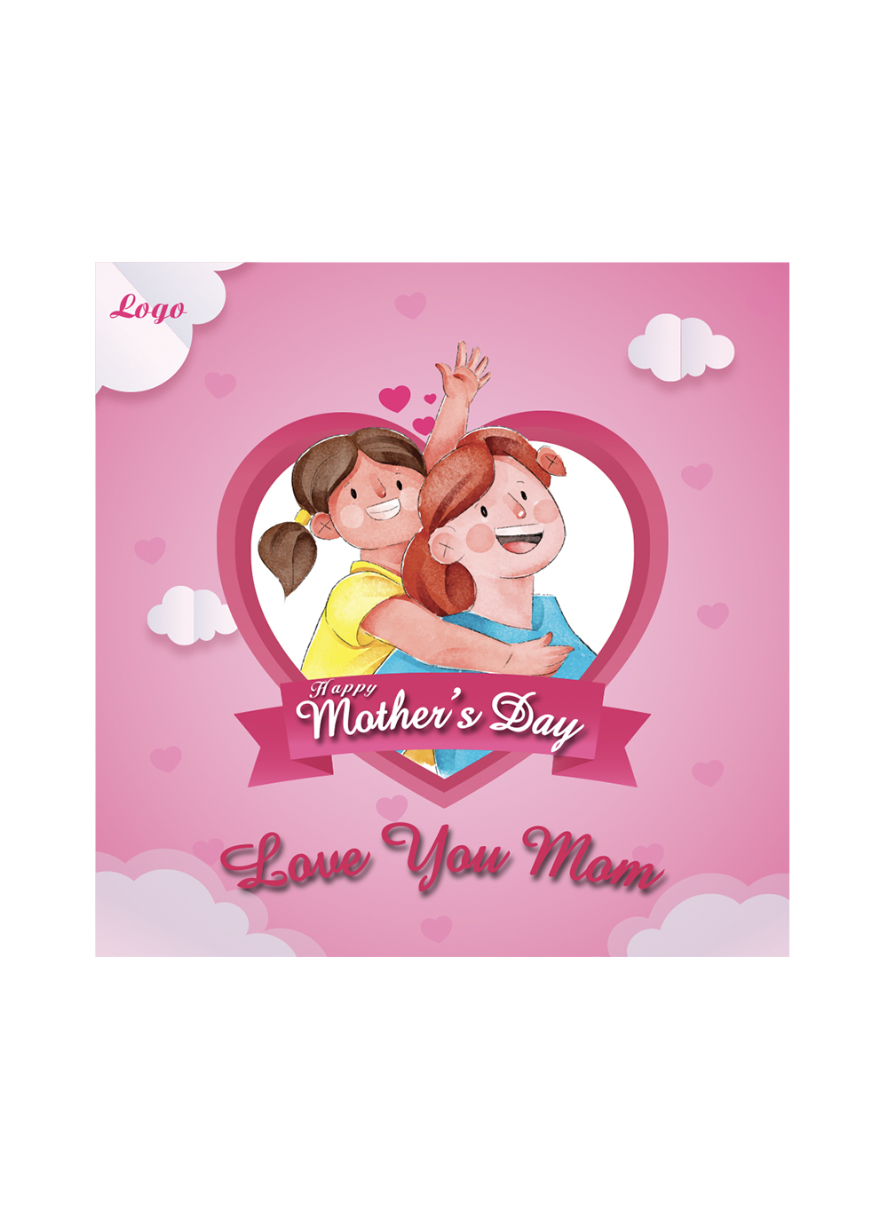 Happy mothers day love mom facebook post template image_picture free  download 