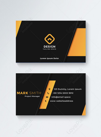 Download Yellow Business Card Template Image Picture Free Download 450006661 Lovepik Com Yellowimages Mockups