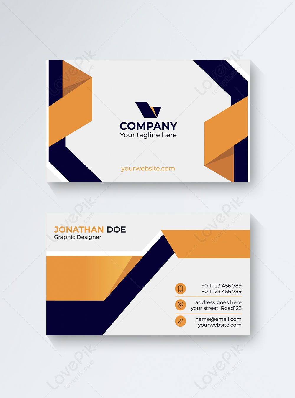 Modern corporate business card template image_picture free download ...