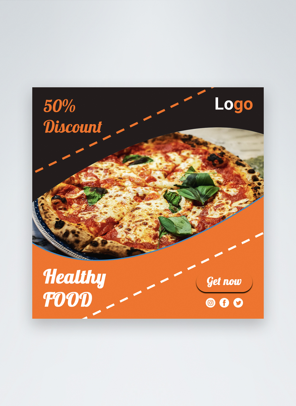 Delicious Pizza Social Media Post Template Image Picture Free Download Lovepik Com