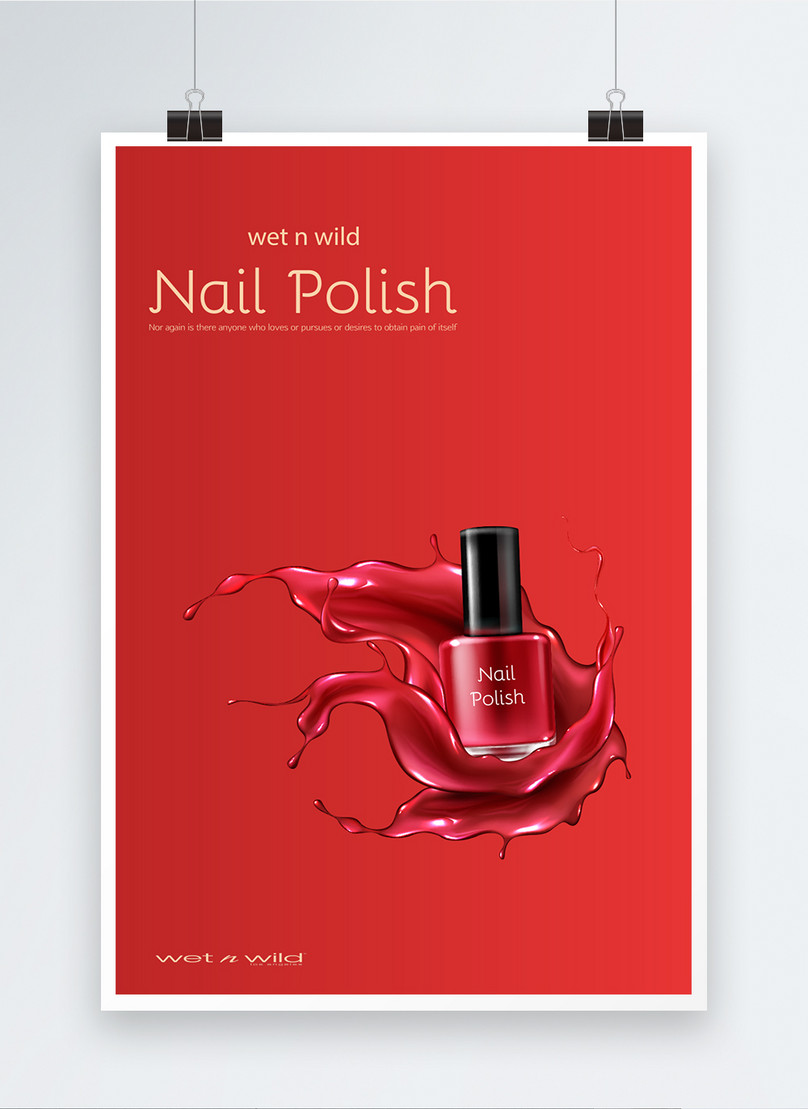 Simple Atmosphere Small Fresh And Beautiful Makeup Nail Art Poster  Background Wallpaper Image For Free Download - Pngtree | Makeup nails art,  Beautiful makeup, Nail salon design