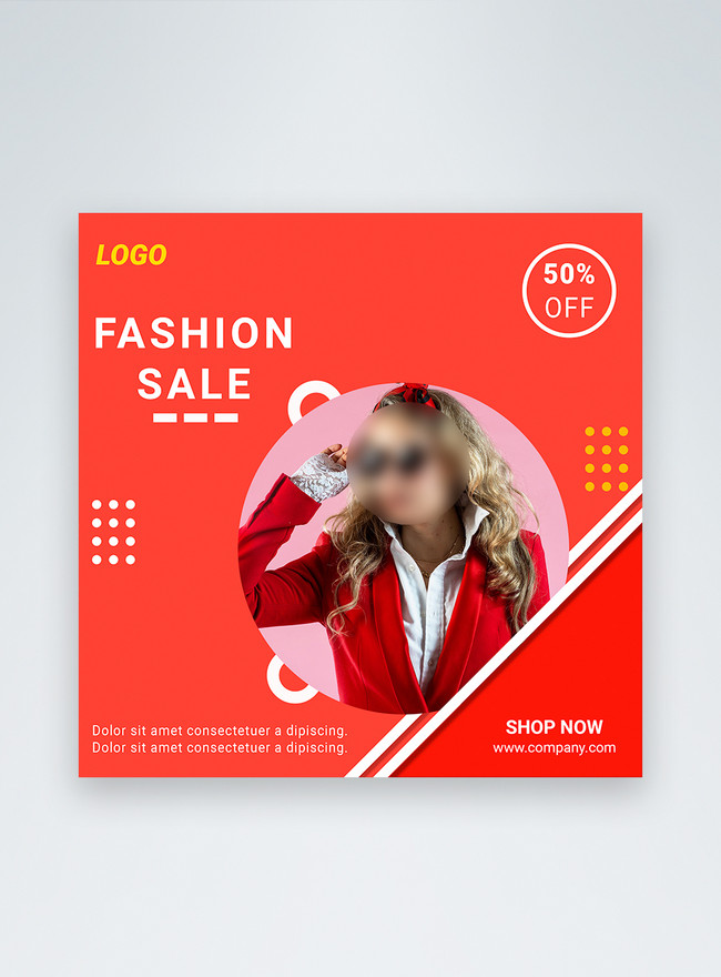 promoción diluido Pantalones Modern ecommerce social media post template image_picture free download  450009786_lovepik.com