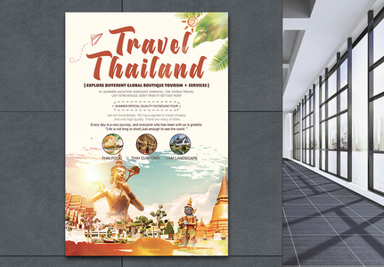 Best thailand travel poster, travel, Thailand Tour,  tourism template