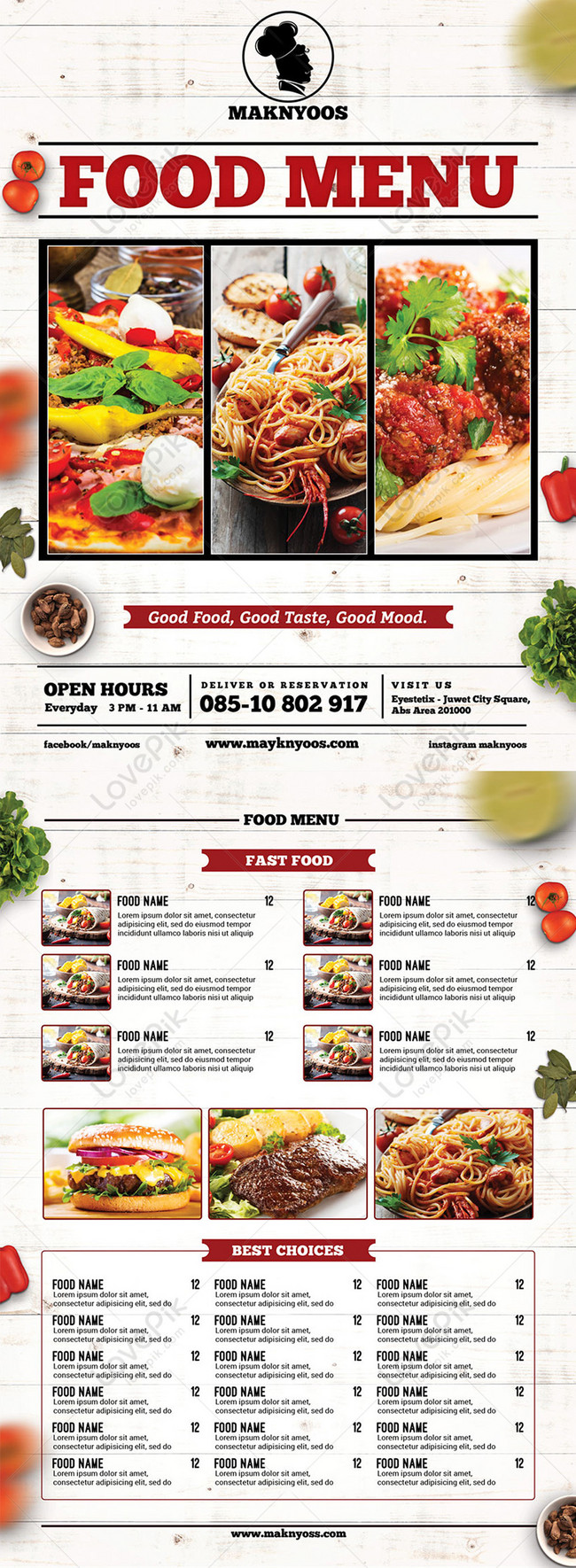 White Wood Background Restaurant Food Menu Template Image Picture Free Download 450010586 Lovepik Com