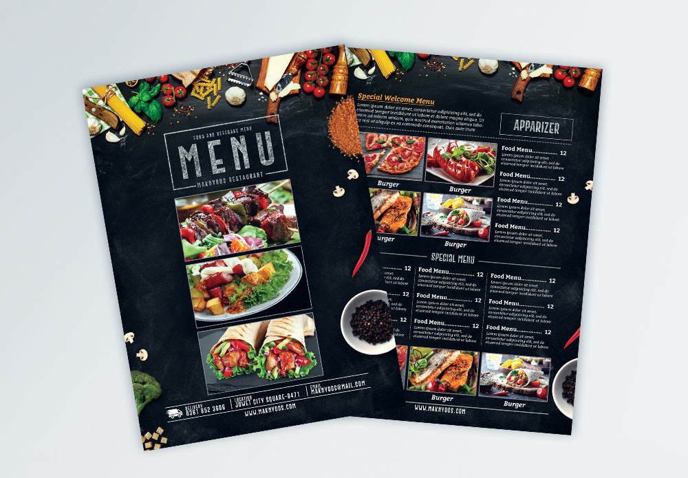 A4 Restaurant Menu Images, HD Pictures and Stock Photos For Free ...