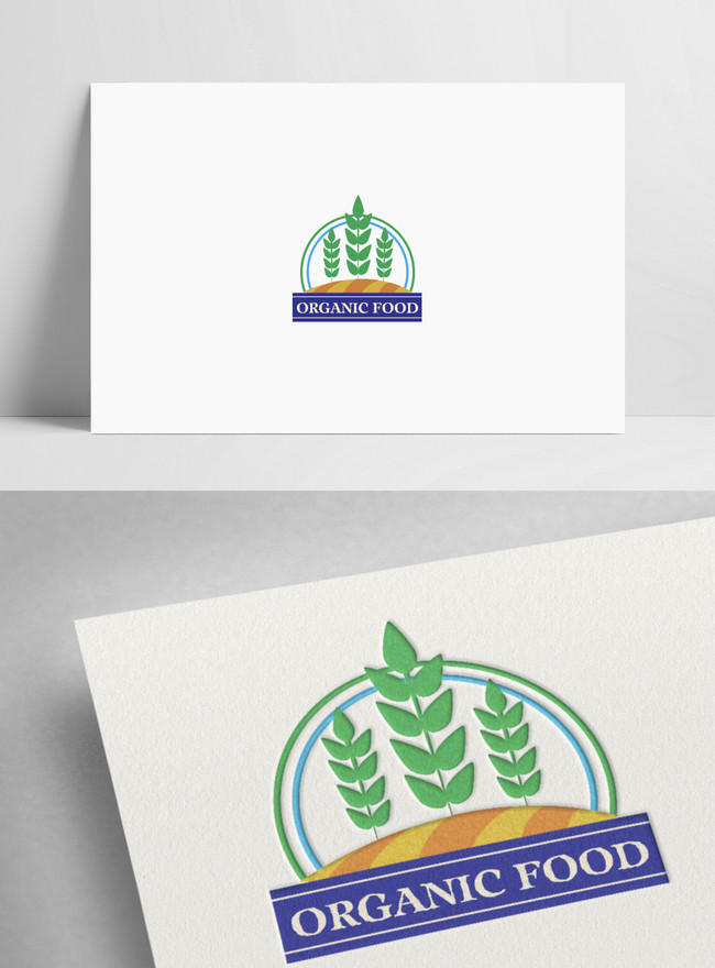 Organic Food Logo Template, organic logo, food logo, business logo