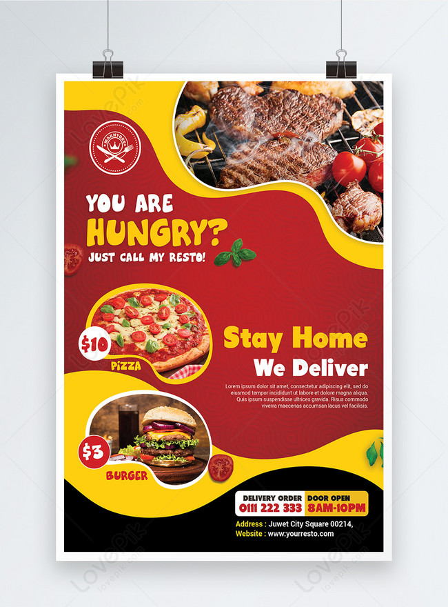 Poster Promosi Layanan Pengiriman Makanan Gambar Unduh Gratis Templat 450011529 Format Gambar Psd Lovepik Com