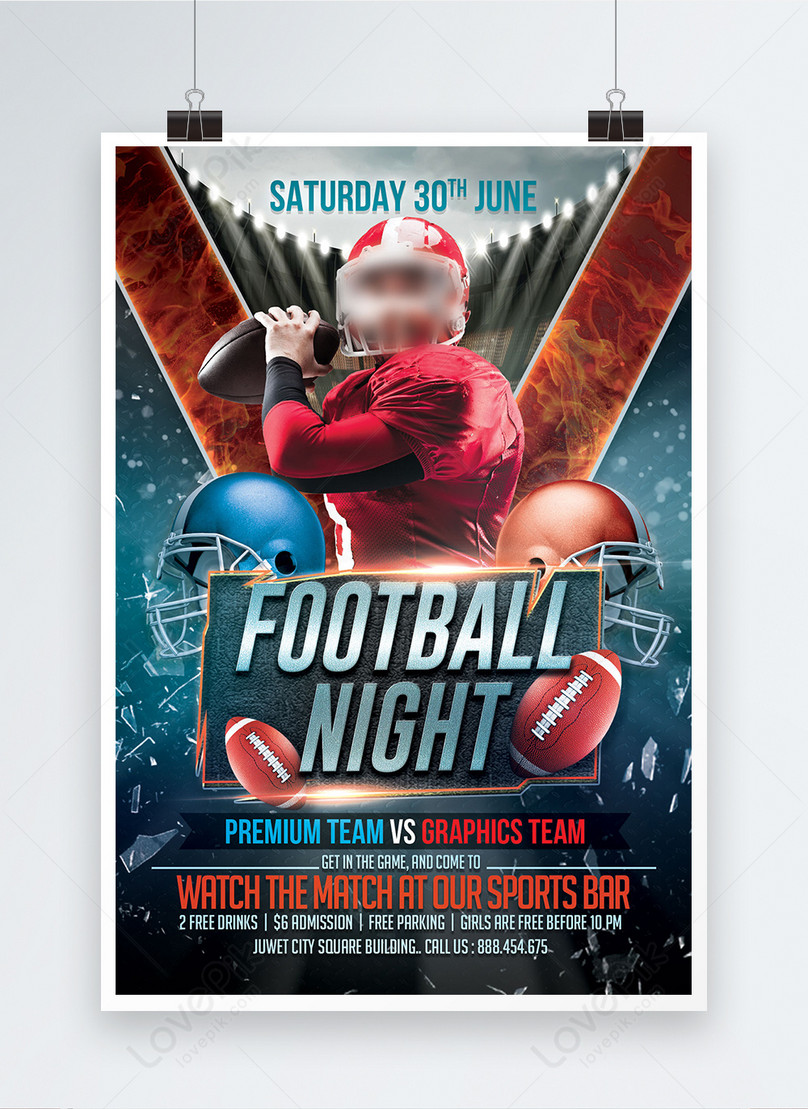 football presentation night poster