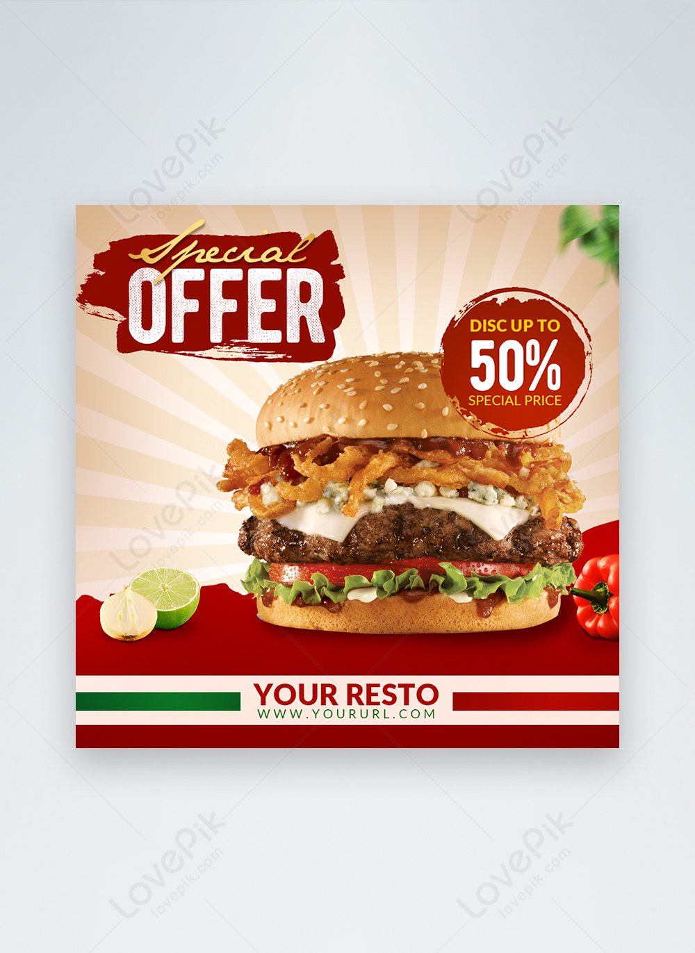 Discounted food offers