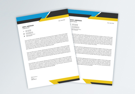 Download 92000 Yellow Letterhead Hd Photos Free Download Lovepik Com PSD Mockup Templates