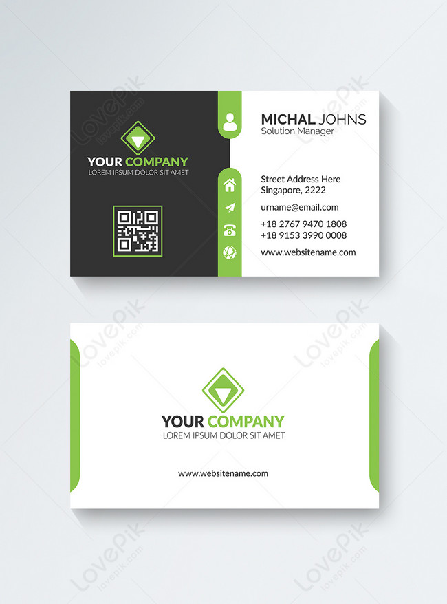 Commercial professional business card template image_picture free ...