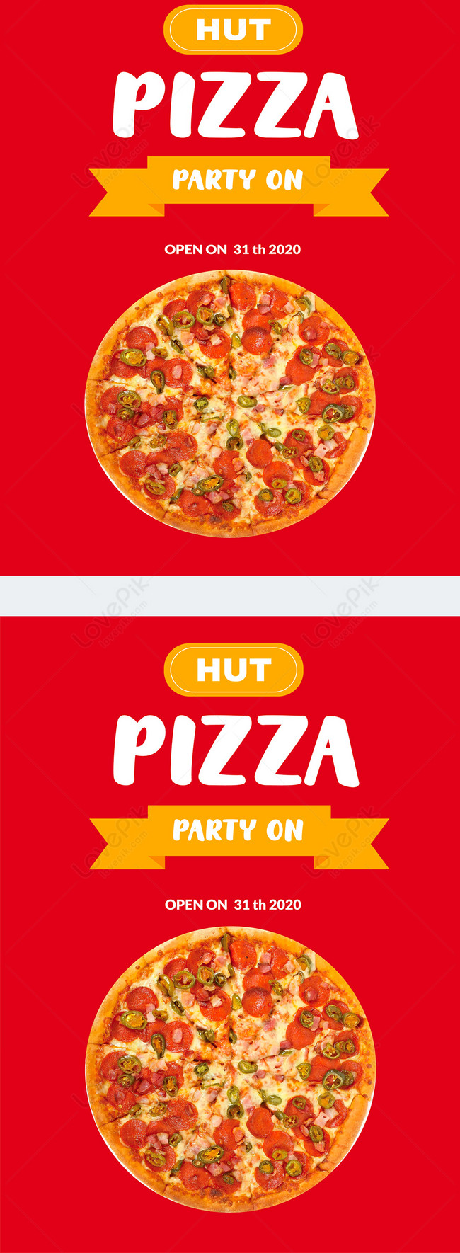 Red Pizza Promotion Flyer Template Image Picture Free Download Lovepik Com