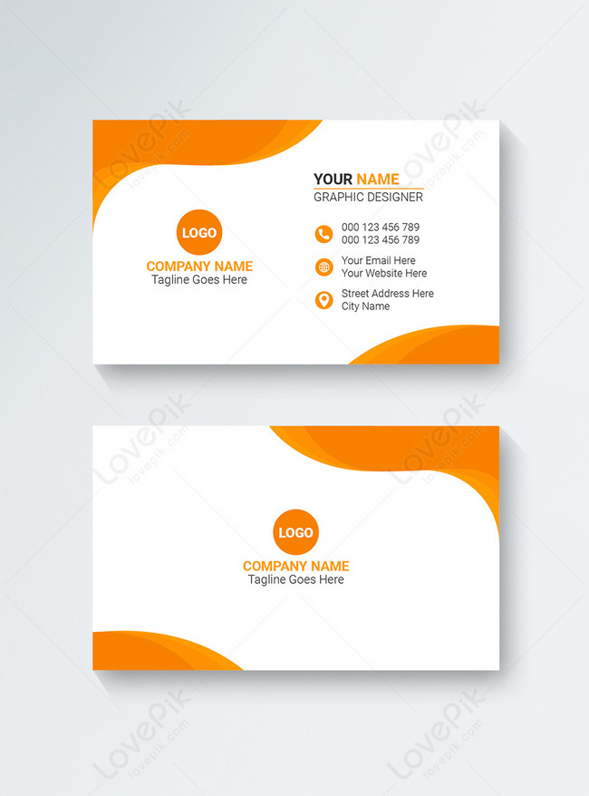 Simple Graphic Designer Business Card Template Image picture Free 