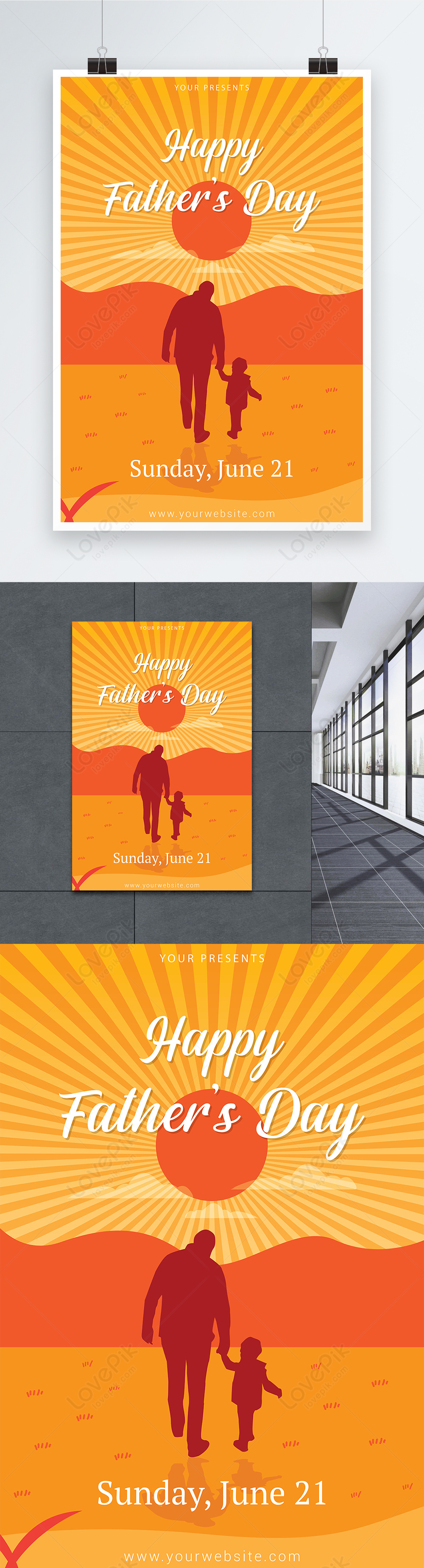 Happy Fathers Day Poster Printable