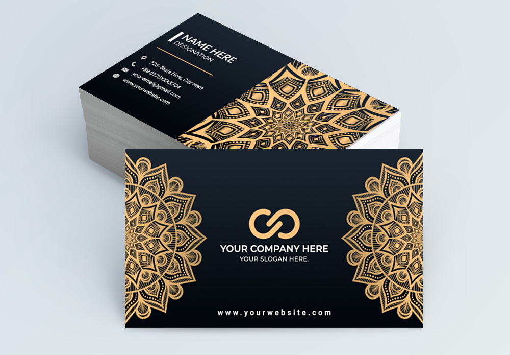 Gold Business Cards Images, HD Pictures For Free Vectors & PSD Download -  