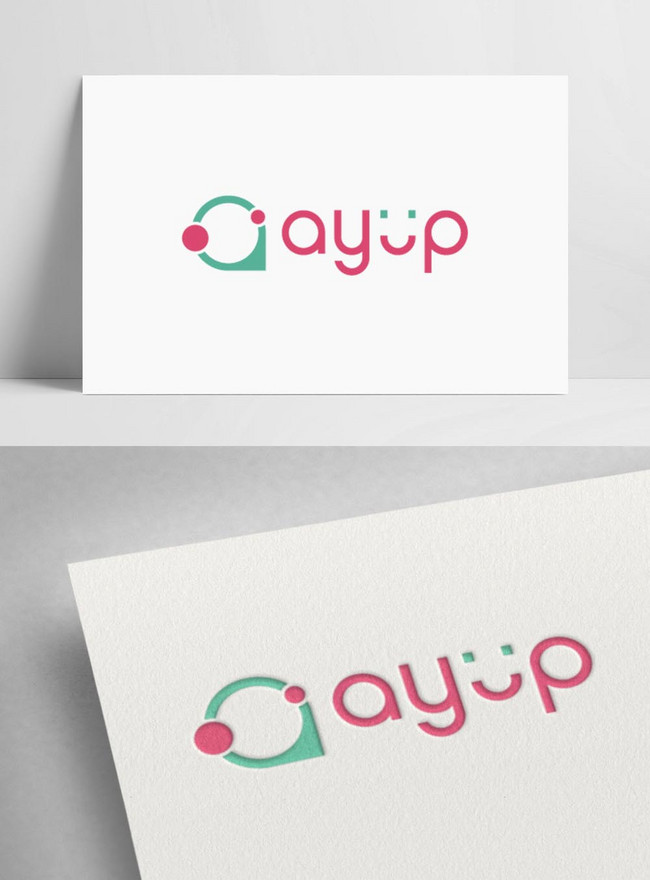 Pink Letter With Smile Logo Template, letter logo, pink logo, smile logo