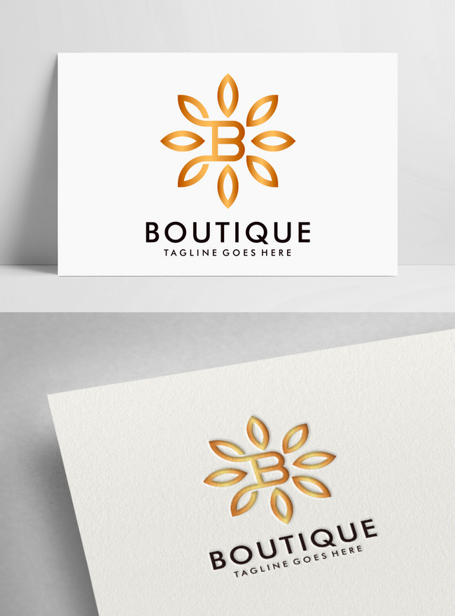 Mẫu Vàng B Logo Boutidue Sang Trọng Với Thiết Kế Chuyên Nghiệp