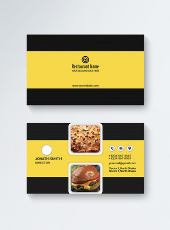 Restaurant Business card Templates pictures and stock images 